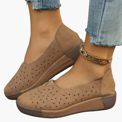 Sarah | Women’s Comfortable Loafers With Orthopedic Insole Leather Upper
