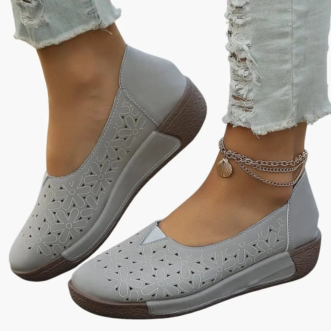 Sarah | Women’s Comfortable Loafers With Orthopedic Insole Leather Upper