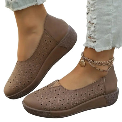 Sarah | Women’s Comfortable Loafers With Orthopedic Insole Leather Upper