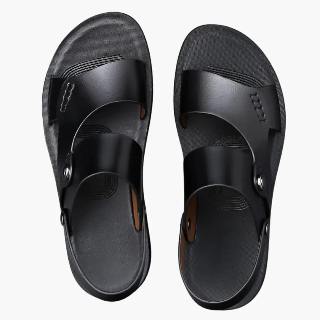 Wendy | Women’s Vegan Leather Strap Sandals With Cushioned Insole