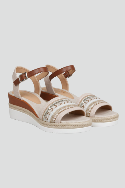 Mirel | Women elegant sandals with ankle strap and platform sole