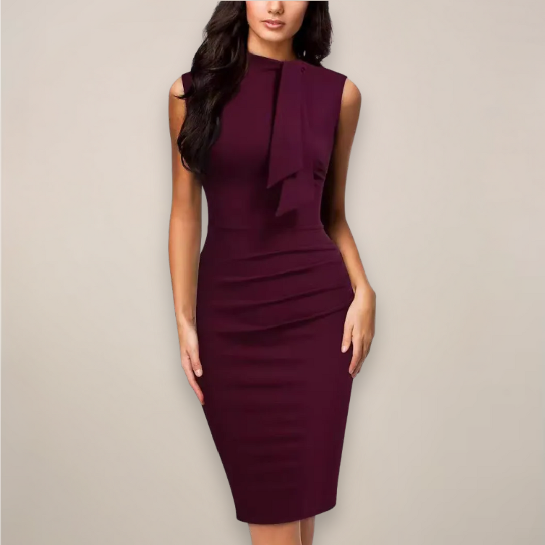 Hattie | Women’s Sleeveless Midi Dress