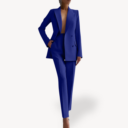 Jaycee | Women’s Double-Breasted Blazer and Pants Set | Elegance