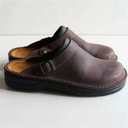 Leon | Men ergonomic clogs with adjustable strap and thick sole