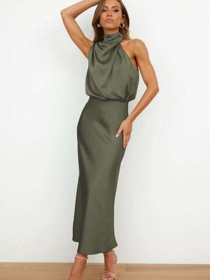 Kensington | Elegant cocktail dress with halterneck fit