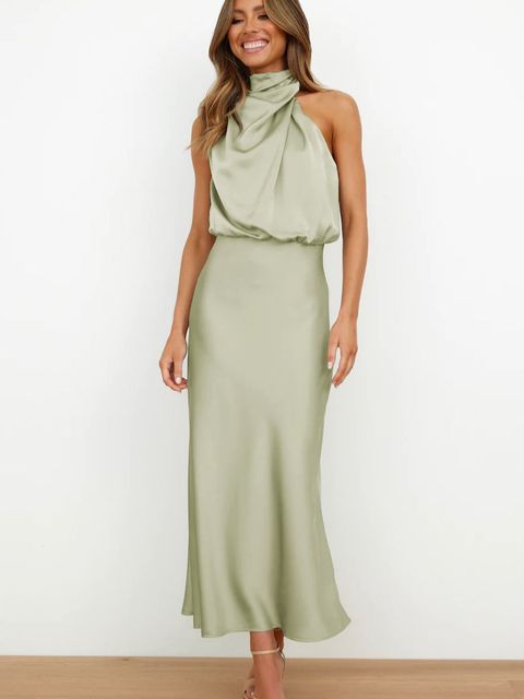 Kensington | Elegant cocktail dress with halterneck fit
