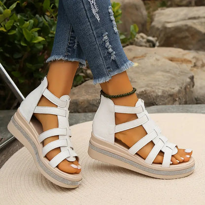 Nova | Comfort Sandals with Rhinestone Strap Design
