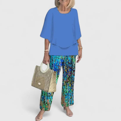 Adeline | Relaxed Flowy Top & Matching Pants Set