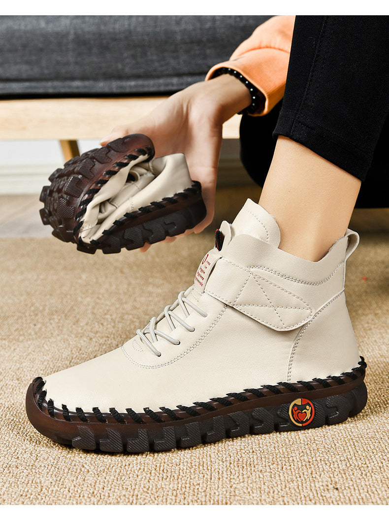Petal | Women’s Rugged Lace-Up Boots | Modern