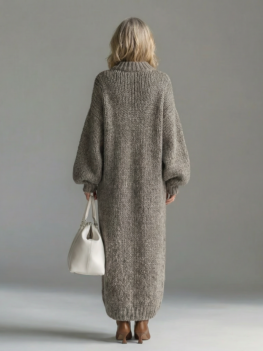 Elizabeth | Women's Oversized Knit Sweater Maxi Dress