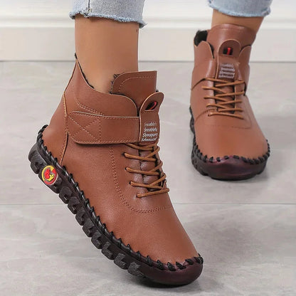 Petal | Women’s Rugged Lace-Up Boots | Modern