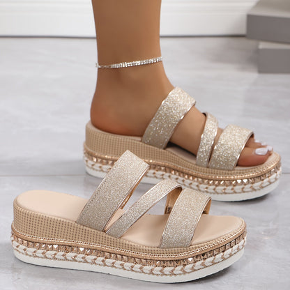 Grace | Cozy Spring Sandals with Cushioned Platform Sole