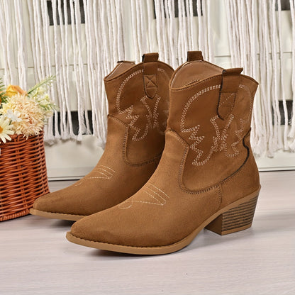 Donna | Women's Western Cowboy Boots with Wide Calf