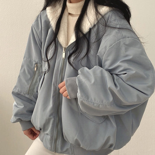 Sandra | Women's Reversible Bomber Jacket with Zipper