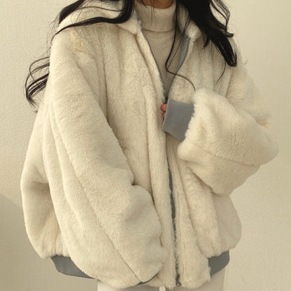 Sandra | Women's Reversible Bomber Jacket with Zipper