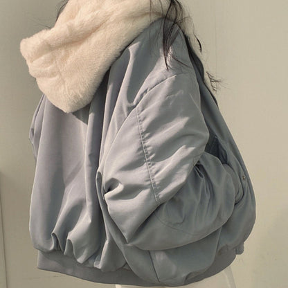 Sandra | Women's Reversible Bomber Jacket with Zipper
