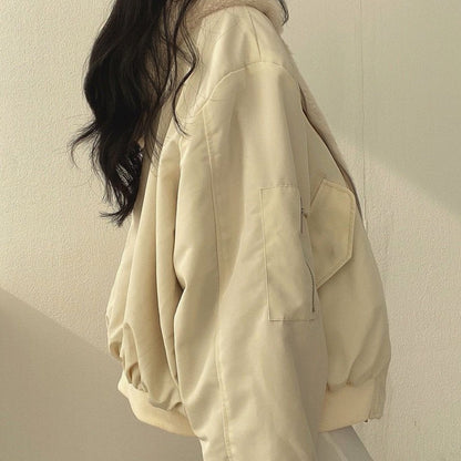 Sandra | Women's Reversible Bomber Jacket with Zipper