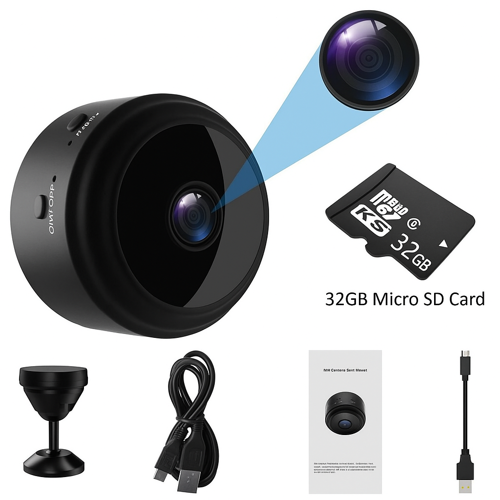 Chandler | Mini WiFi Surveillance Camera with Night Vision