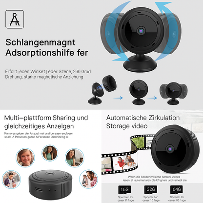 Chandler | Mini WiFi Surveillance Camera with Night Vision