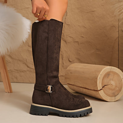 Carol | Women's Block Heel Knee High Boots