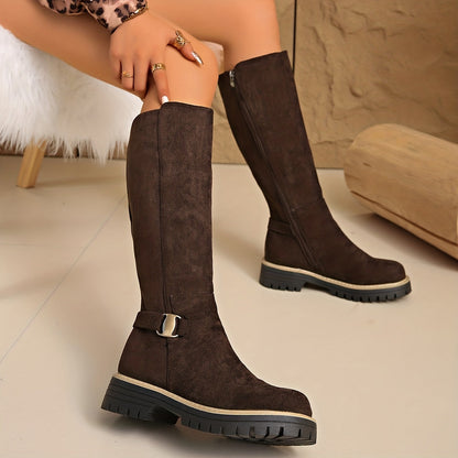 Carol | Women's Block Heel Knee High Boots