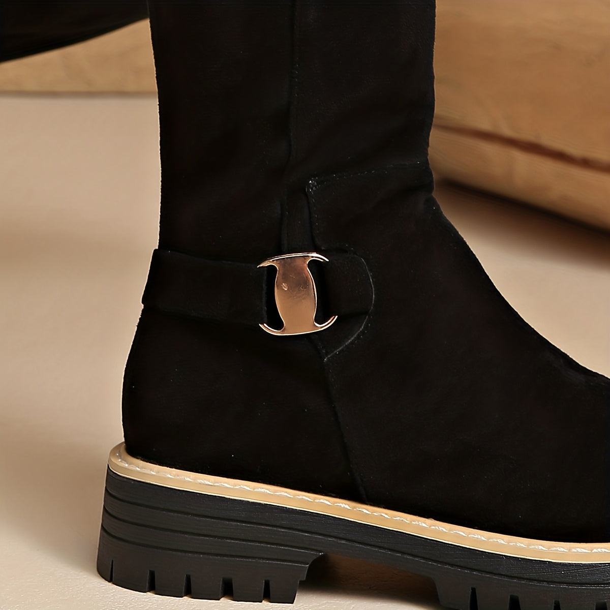 Carol | Women's Block Heel Knee High Boots