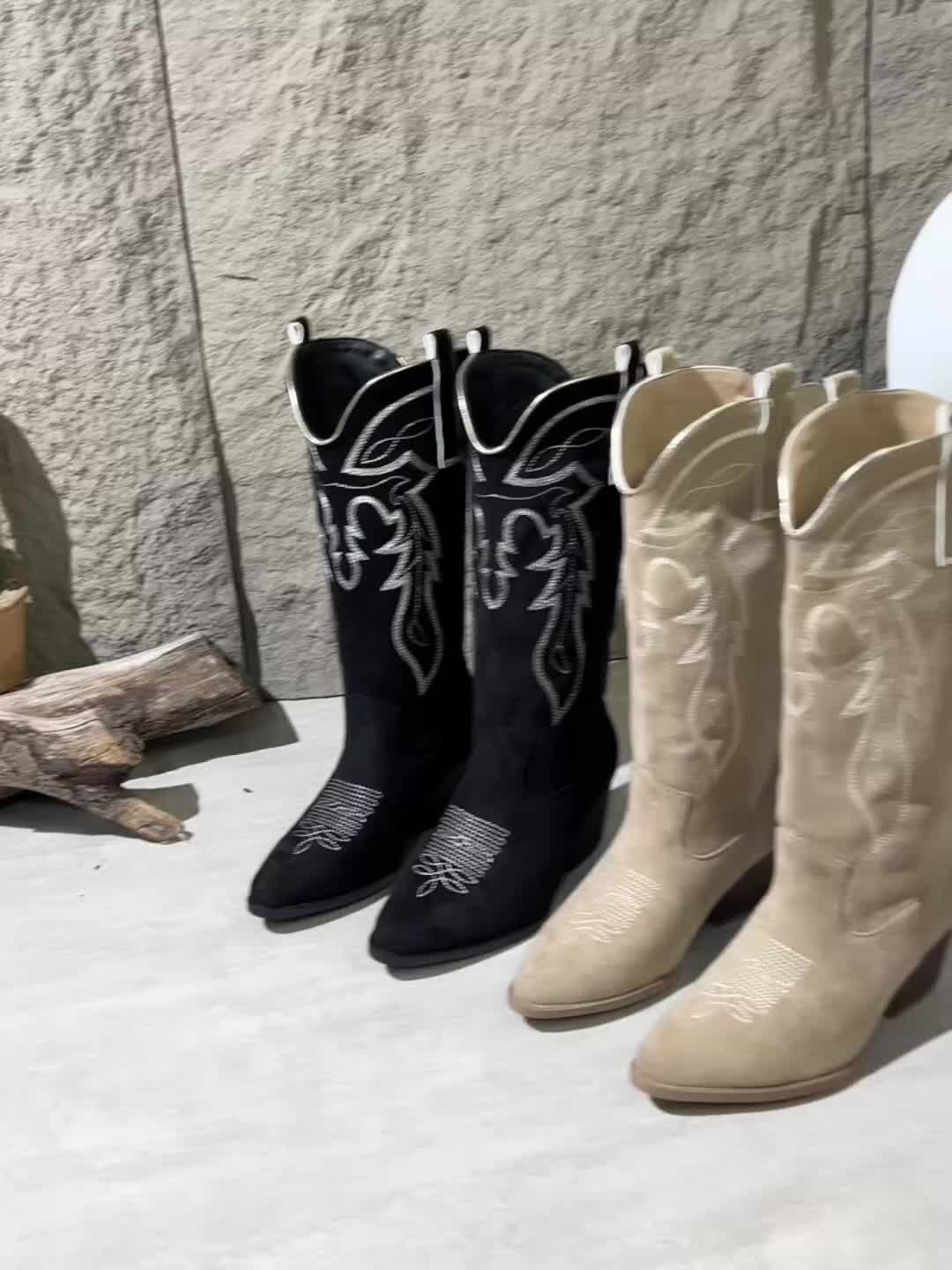Dorothy | Women's Western Cowboy Boots with Wide Calf Fit