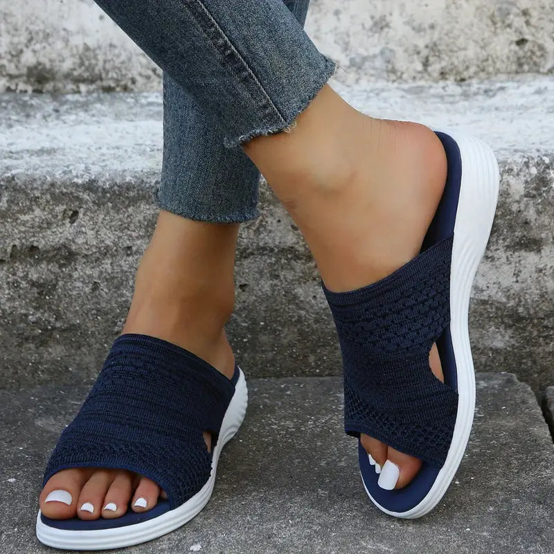 Theodora | Women’s slip on orthopedic slide sandals