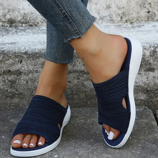 Theodora | Women’s slip on orthopedic slide sandals