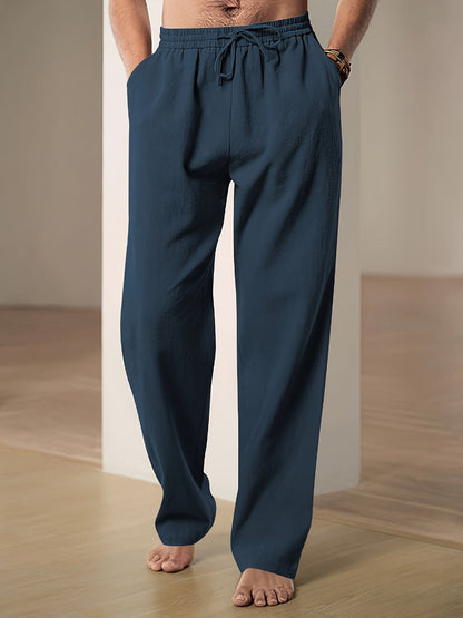 Aaron | Men’s relaxed pants with elastic waist and drawstring