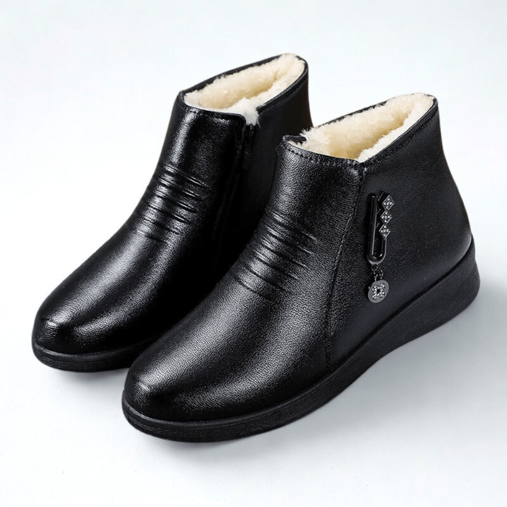 Barbara | Women's Fur-Lined Winter Ankle Boots