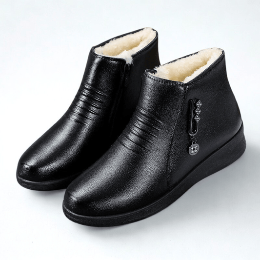 Barbara | Women's Fur-Lined Winter Ankle Boots