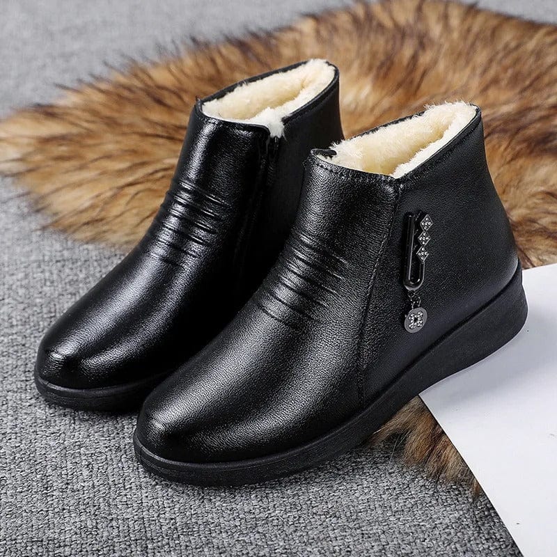 Barbara | Women's Fur-Lined Winter Ankle Boots