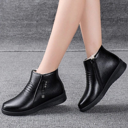 Barbara | Women's Fur-Lined Winter Ankle Boots