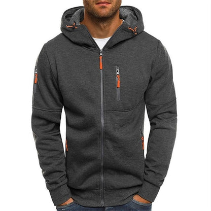 Ralfh | Men's Hooded Jacket with Full-Length Zip