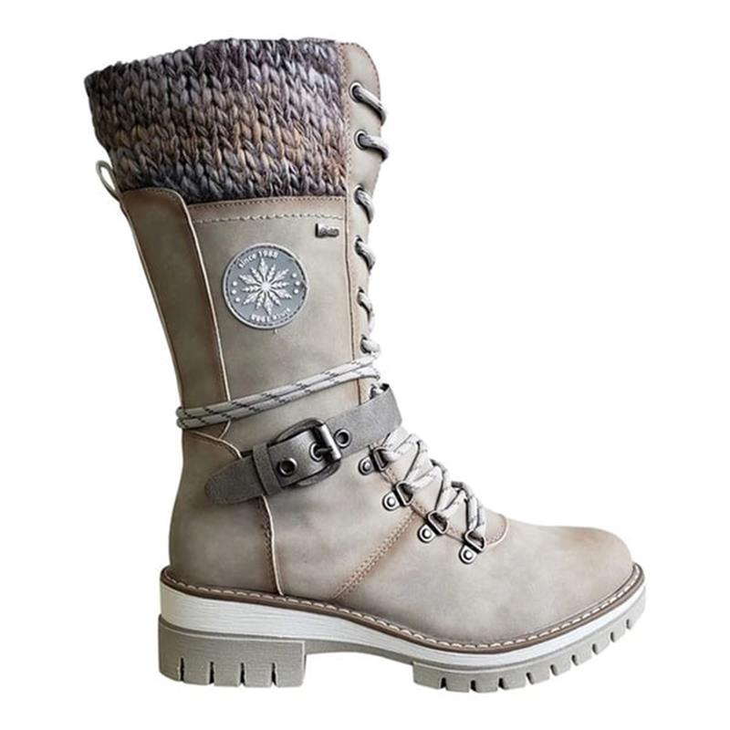 Sarah | Women's Lace-Up Mid-Calf Winter Boots
