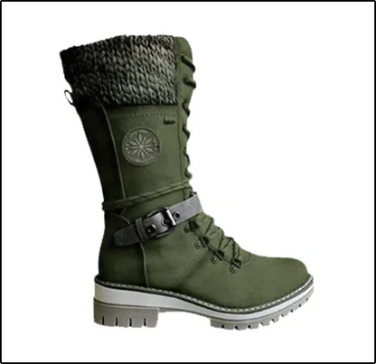 Sarah | Women's Lace-Up Mid-Calf Winter Boots