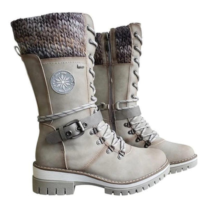 Sarah | Women's Lace-Up Mid-Calf Winter Boots