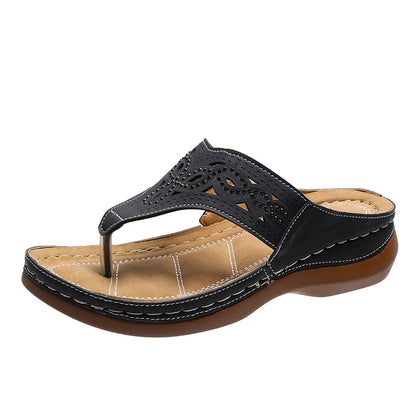 Talia | Orthopedic Toe Post Sandals with Cutout Detail
