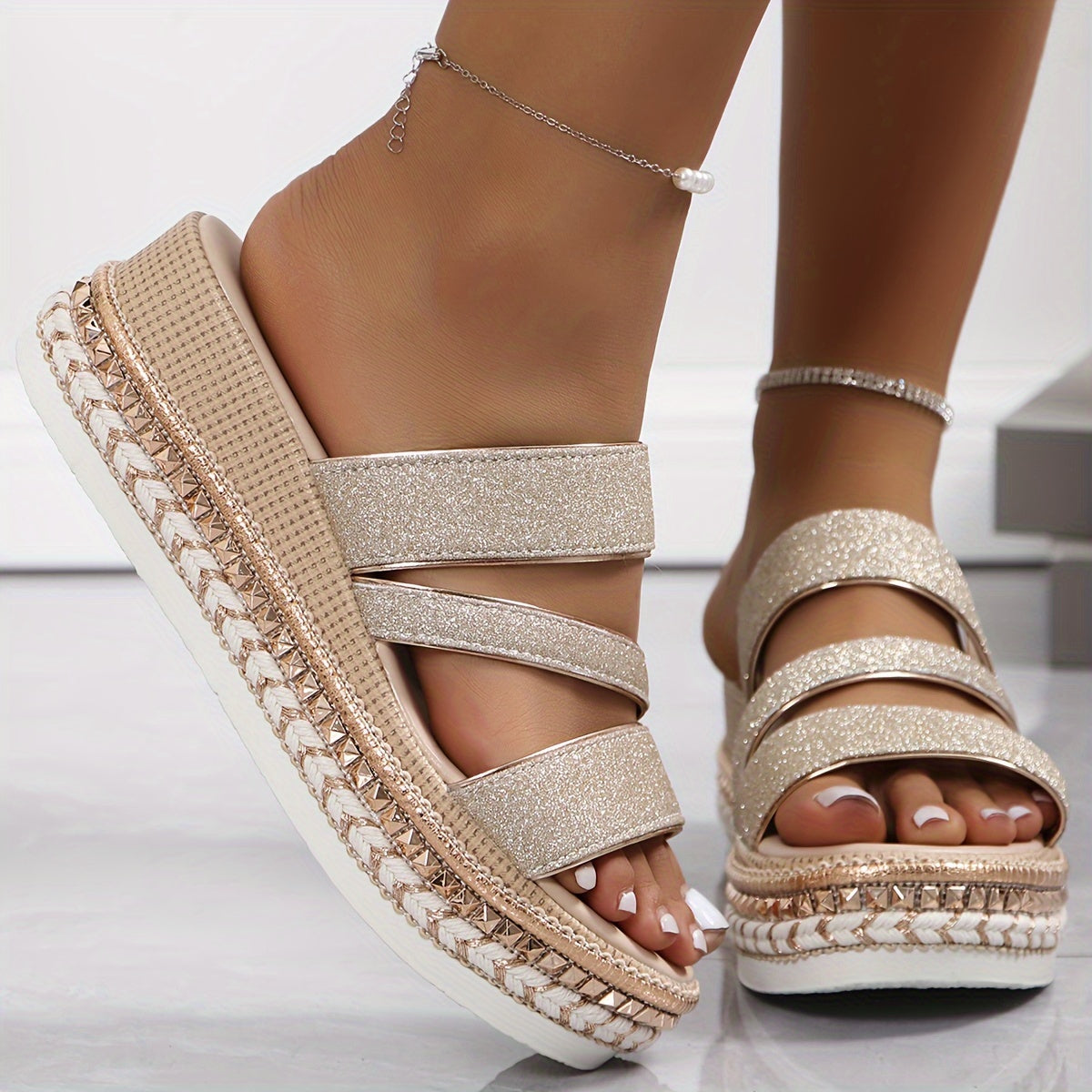 Grace | Cozy Spring Sandals with Cushioned Platform Sole