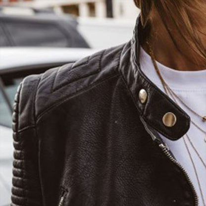 Reagan | Women's Classic Biker Jacket with Tailored Fit