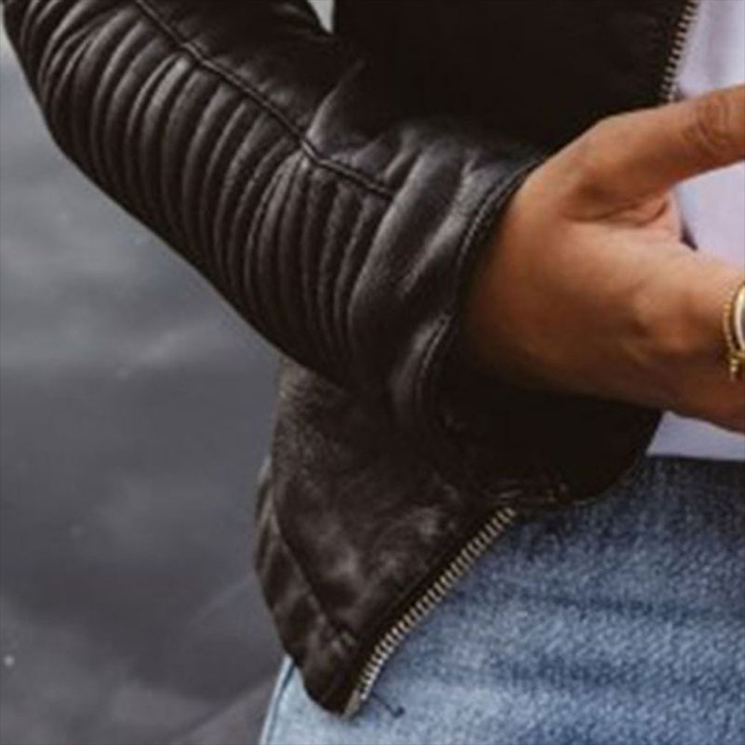 Reagan | Women's Classic Biker Jacket with Tailored Fit