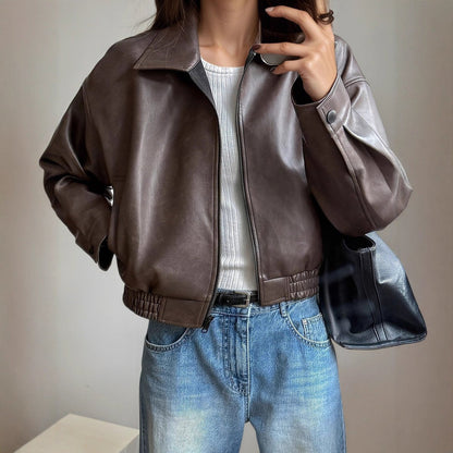 Sophia | Women's Bomber Jacket with Zip Closure