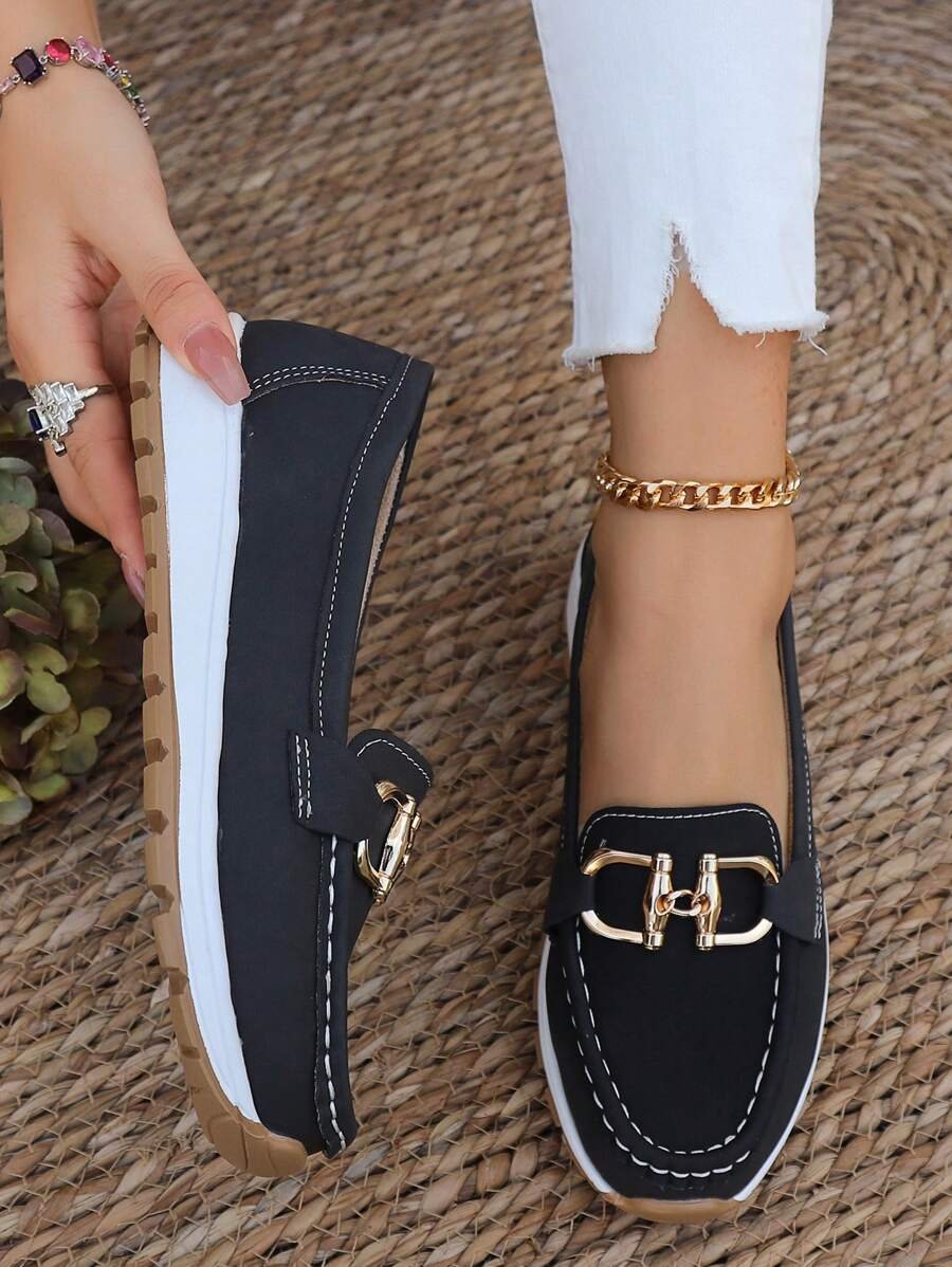 Gabriella | Women's Orthopedic Slip-On Shoes with Gold Detail