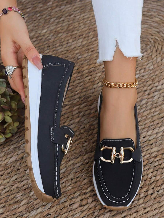 Gabriella | Women's Orthopedic Slip-On Shoes with Gold Detail