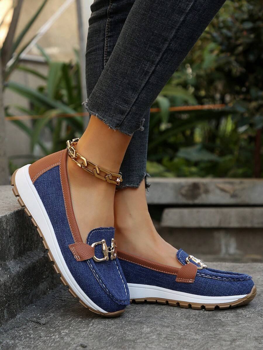 Gabriella | Women's Orthopedic Slip-On Shoes with Gold Detail