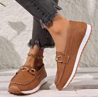 Gabriella | Women's Orthopedic Slip-On Shoes with Gold Detail