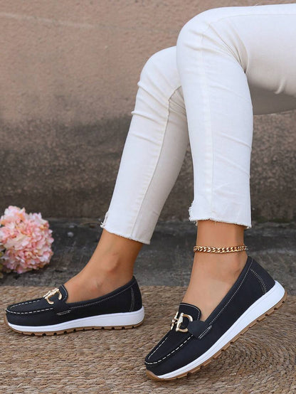Gabriella | Women's Orthopedic Slip-On Shoes with Gold Detail