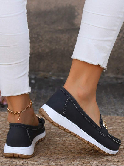 Gabriella | Women's Orthopedic Slip-On Shoes with Gold Detail
