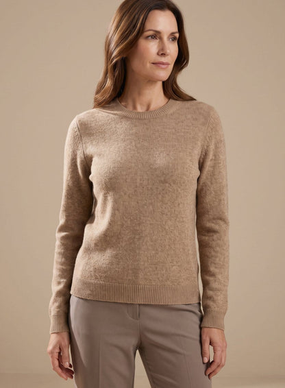 Hannah | Women's Oversize Turtleneck Knit Lounge Set with Wide Leg